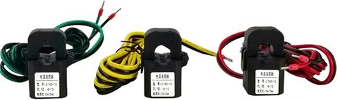 3PCS Snap-in Type Small Current Transformer Three-Phase Electric Meter Open Type Current Transformer mA 0.5 Class 10/20/50/75mA(20A 20mA) in Kuwait