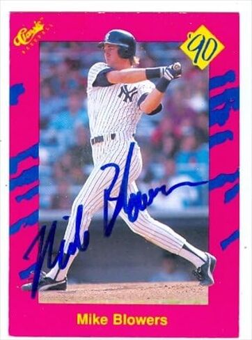 مستودع توقيعه 41109 Mike Bllers Card Baseball Card New York Yankees 1990 Classic No. T5 in Saudi Arabia