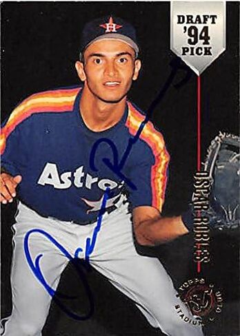 123301 Houston Astros Ft 1994 Topps Stadium Club Draft Pick No. 38 Oscar Robles Autographed Baseball Card in Saudi Arabia