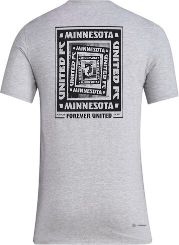 adidas Men's Minnesota United FC Local Warp Pre-Game Short Sleeve T-Shirt in Saudi Arabia