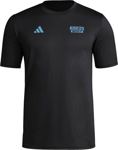 adidas Men's Minnesota United FC Local Warp Pre-Game Short Sleeve T-Shirt in Saudi Arabia