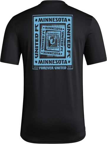 adidas Men's Minnesota United FC Local Warp Pre-Game Short Sleeve T-Shirt in Saudi Arabia