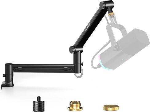 Microphone Arm,Aokeo AK-58i Desk Low Profile Mic Boom Arm Stand,Suitable For Blue Yeti,Snowball iCE,HyperX QuadCast,SoloCast,Elgato Wave,Etc in Saudi Arabia