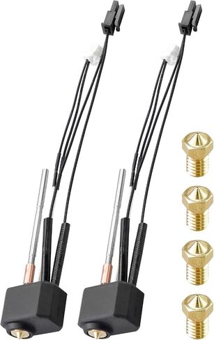 Hotend Fit for Prusa I3 MK4 XL, 24V 40W Heating Cartridge Thermistor, Extruder Kit Printhead with 0.2MM 0.4MM 0.6MM Brass Nozzles in Saudi Arabia