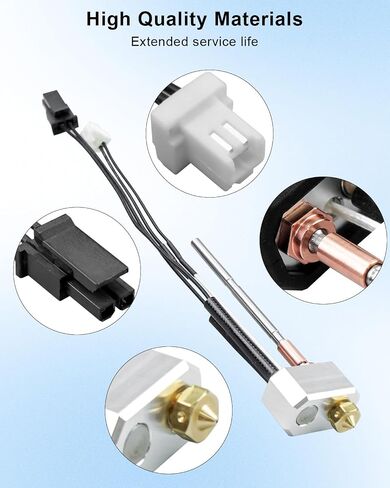 Hotend Fit for Prusa I3 MK4 XL, 24V 40W Heating Cartridge Thermistor, Extruder Kit Printhead with 0.2MM 0.4MM 0.6MM Brass Nozzles in Saudi Arabia
