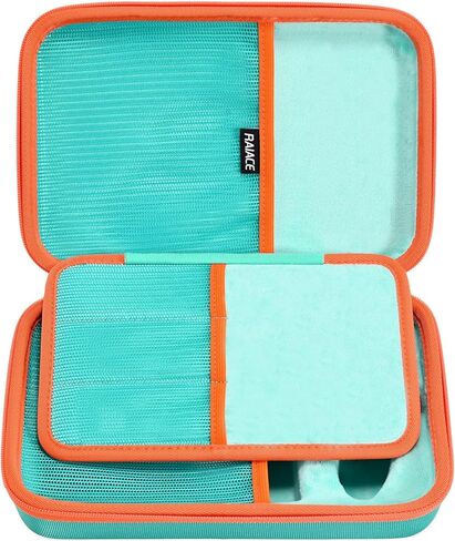 RAIACE Hard Storage Case Compatible with 3Doodler Start+ Essentials for 3D Pen Set, Protective Carrying Bag for Printing Pens, Cables and Accessories. (case only) - Green in Kuwait