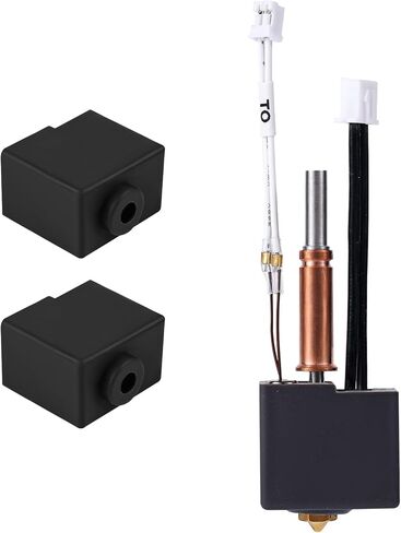 مجموعة HotEnd لـ anycubic Kobra 3 Combo Ace Pro ، طباعة طارد رأس Hot End Kit ترقية 2.0 إصدار Hotend مع 2pcs تغطية السخرية من خرطوشة السخان الحلق الفوهة الحلق in Kuwait