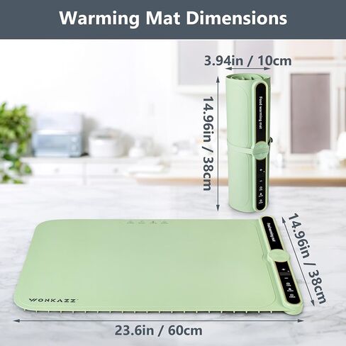 Warming Mat For Food, Food Warmer Mat with 9 Temps, Fast Heating Mat for Food, Heating Pad for Food, Electric Warming Mat for Food, Food Heating Mat for Countertop, Food Warming Mat, Food Warmer in Saudi Arabia