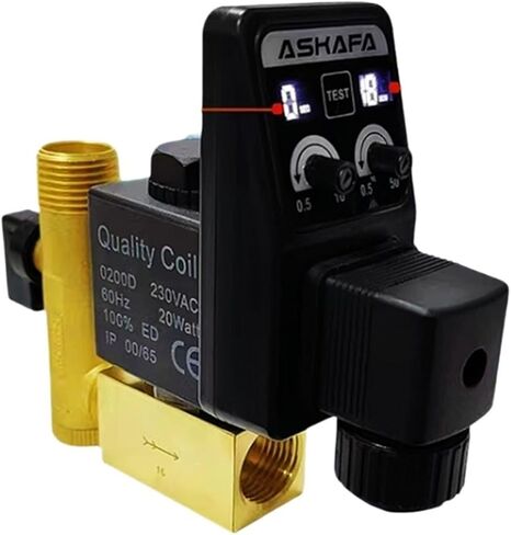 1/2 electronic drain valve Air compressor filter dry air storage tank drain cooler dry electromechanical magnetic valve 220v(One body type,24V) in Saudi Arabia