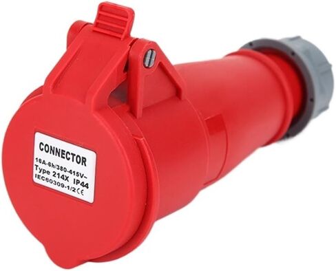 32A 4-Pin 380V-415V IP44 3P+E POWER POWER POWER POWERNPROOP SLACK and SOCKET Industrial Siteproof Dustproof Maloy Male and Female (324X 32A 4PIN) in Saudi Arabia