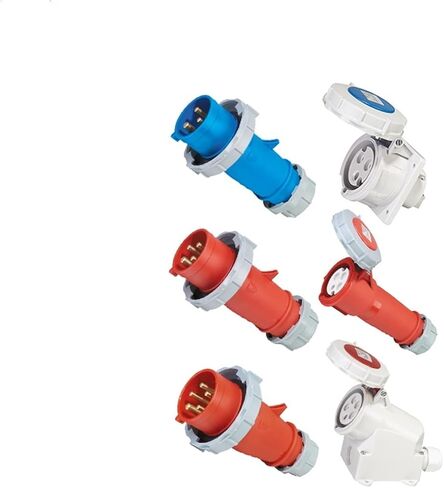 IP67 Industrial Plug and Socket Connector 3Pin 4Pin 5Pin 32A Waterproof high-end Wall-Mounted Socket Panel Socket(Panel Socket 4p) in Saudi Arabia