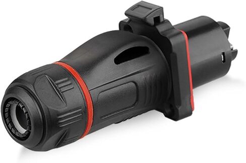 Plastic 4Pin BD24 M24 Waterproof Cable Power Connection Welding Aviation Male Plug Female Socket Industrial Connector KL4-5b(Male Plug Set) in Saudi Arabia