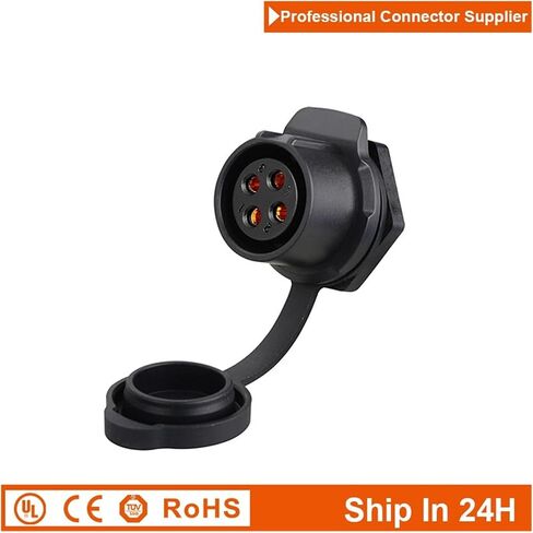 LP20 Plastic 2 3 4Pin M20 Aviation Electrical Male Plug Female Socket Wire Joint Welding Connector for Automation Industry(3pin Plug Set 2) in Saudi Arabia