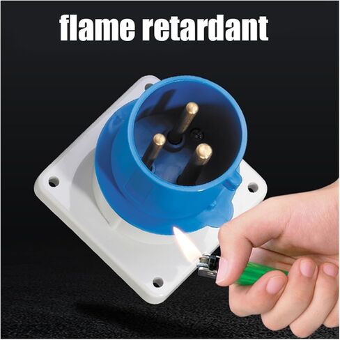 IP44 Reverse Plug Waterproof Industrial Aviation Plug and Socket Connector Docking 3-core 4-Hole 5-core 16A/32A high-end Socket(Surface Plug4P 32A) in Saudi Arabia
