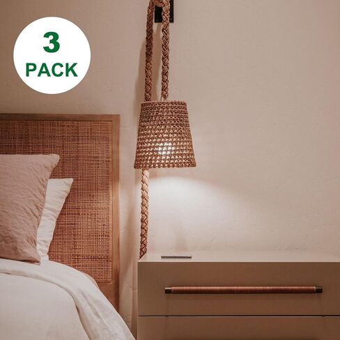 مصابيح LED LED LED Vintage Edison Light ، E26 LED LED 25W مكافئ ، ST64 مصابيح خيوط LED عتيقة ، 2.5 واط أبيض دافئ 2500 كيلو ، 250 لتر ، زجاج العنبر ، غير قابلة للتشويش ، 3 عبوة in Kuwait