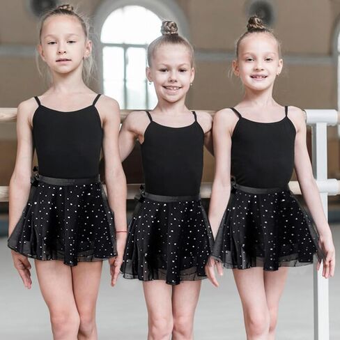 Century Star Girls Sequin Ballet Skirt Women Dance Wrap Wrap Chiffon Ballet Outfits Leotard for Teen Girls in Saudi Arabia