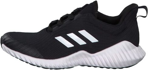 adidas Unisex-Kid's Fortarun X Running Shoe, Black/White/Black, 11K M US Little Kid in Kuwait