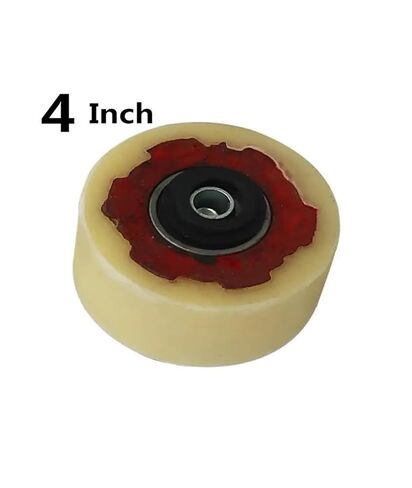 1 Pack 5 Inch Single Wheel Caster Heavy Duty Iron Core Nylon Load Bearing Wear Resistant Flat Drive Thrust in Saudi Arabia