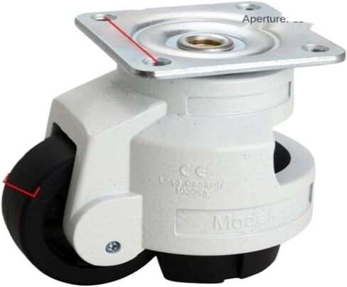 1 حزمة 120F/120S T-Type Foma Wheel Level Adjustment مناسب لأجهزة أثاث الآلات (120F-T ، الذهب) in Saudi Arabia