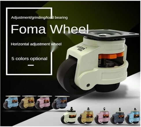 1 حزمة 120F/120S T-Type Foma Wheel Level Adjustment مناسب لأجهزة أثاث الآلات (120F-T ، الذهب) in Saudi Arabia