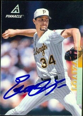 مستودع توقيعه 46773 ESTEBAN LOAIZA CARDUGRED CARD PITTSBURGH PIRATS 1997 PINNACLE NO .148 in Saudi Arabia