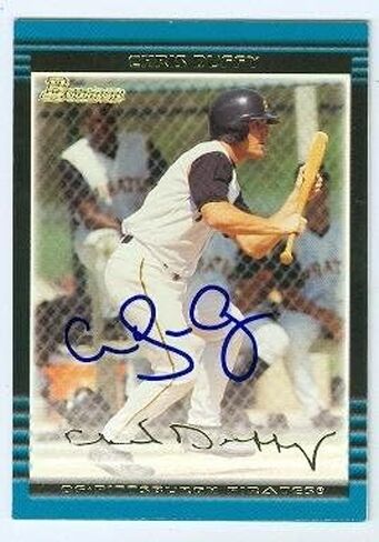 توقيع 124611 Pittsburgh Pirates FT 2002 Topps Bowman No. 341 Gold Chris Duffy Card Baseball Card in Kuwait