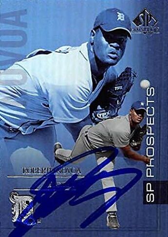 125325 Detroit Tigers FT 2004 Upper Deck Prosses No. 164 Roberto Novoa بطاقة البيسبول in Saudi Arabia