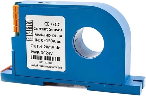 Current transducer 0-1A AC Input 4-20mA Output 24vdc Power Supply Current Sensor(0-75A DC_12-28VDC_4-20MA) in Saudi Arabia