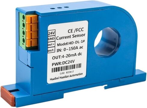 Current transducer 0-1A AC Input 4-20mA Output 24vdc Power Supply Current Sensor(0-75A DC_12-28VDC_4-20MA) in Saudi Arabia