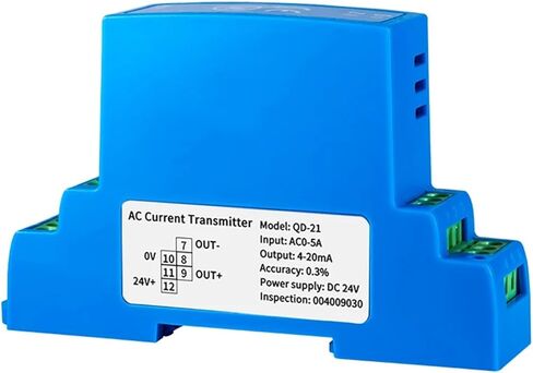 محول الطاقة الحالي 0-1A 0-2A 0-5A 0-10A المرسل الحالي 4-20MA 0-10V 0-5V RS485 DC24V TRANSMITTER TRANSMITTER (INPUT DC 0-1A) in Kuwait