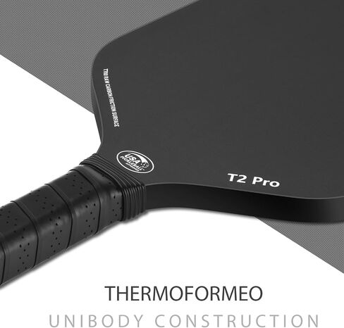 Pickleball Paddle - 16mm T700 Raw Edgeless Carbon Fiber Pickleball Paddle ، مضارب Grit Grit & Spin مع الطاقة والتحكم والتوازن ، حقيبة تغطية واحدة in Saudi Arabia
