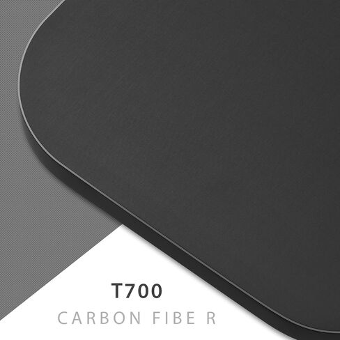 Pickleball Paddle - 16mm T700 Raw Edgeless Carbon Fiber Pickleball Paddle ، مضارب Grit Grit & Spin مع الطاقة والتحكم والتوازن ، حقيبة تغطية واحدة in Saudi Arabia
