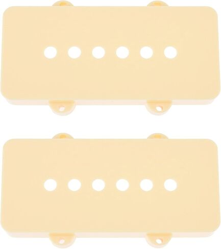 2pcs 51.3mm أغطية البيك آب متوافقة مع Fender Jazzmaster Guitars كريم أصفر in Saudi Arabia