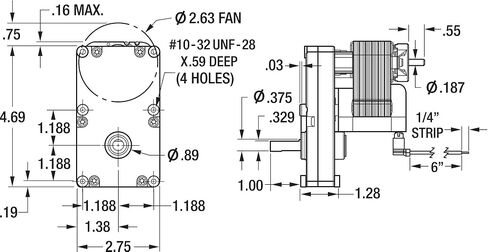Dayton 1LNF8 AC Gearmotor 115 Nameplate RPM 6 Max. Torque 150.0 in.-lb. Enclosure Open in Saudi Arabia