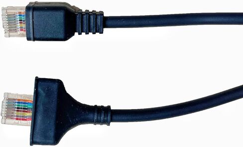 2Pack RJ-45 8 دبوس إلى 8 دبوس استبدال سلك كبلات الكبل للبيكروفون لراديو Kenwood Mobile KMC-30 KMC-32 KMC-35 KMC-36 TM-271A TK-760 TK-768G TK-868G TK-780G TK-880 NX-700 in Saudi Arabia
