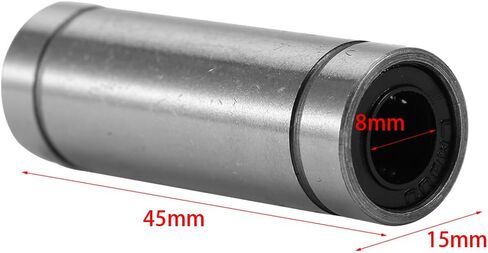 L Bearings, 6pcs LM8LUU Linear Motion for 8mm Bearings, Rod 3D Printer CNC Parts Printer, and Engraving Machine in Saudi Arabia