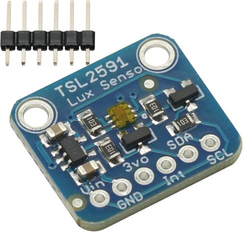 TSL2591 IIC I2C Light Sensor Breakout Module High Dynamic Range Optical Sensor Digital Board TSL25911FN 3.3V 5V in Saudi Arabia