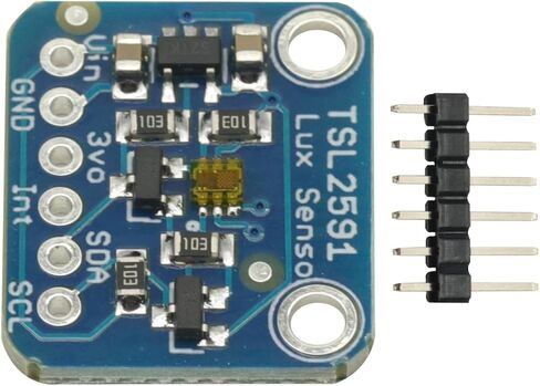 TSL2591 IIC I2C Light Sensor Breakout Module High Dynamic Range Optical Sensor Digital Board TSL25911FN 3.3V 5V in Saudi Arabia