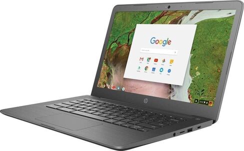 2018 HP 14 Chromebook 14" HD Touchscreen Widescreen Laptop Computer, Intel Celeron N3350 up to 2.4GHz, 4GB Memory, 32GB eMMC Flash Memory, 802.11ac, Bluetooth, USB-C 3.1, No Optical Drive, Chrome OS in Saudi Arabia