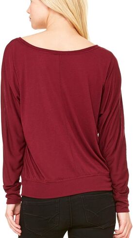 Bella Canvas Flowy L/S قبالة تي شيرت الكتف in Kuwait
