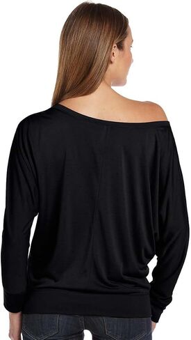 Bella Canvas Flowy L/S قبالة تي شيرت الكتف in Kuwait