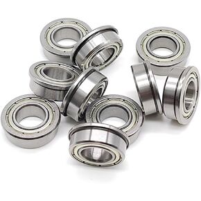5Pcs F63800ZZ 10 * 19 * 7mm Flange deep Groove Ball Bearing F63800 F63800Z 10x19x7mm Flanged in Kuwait