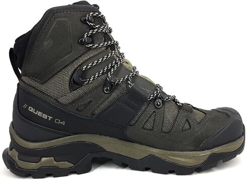 Salomon Quest 4 Gore-TEX Hiking Boots for Men, Kelp/Wren/Bleached Sand, 8.5 in Saudi Arabia