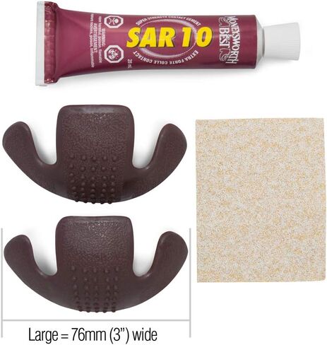 Moneysworth & Best Toe Guard Boot Saver, Brown, Small in Kuwait