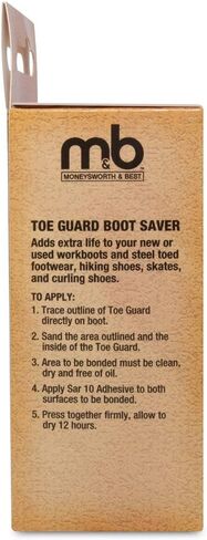 Moneysworth & Best Toe Guard Boot Saver, Brown, Small in Kuwait