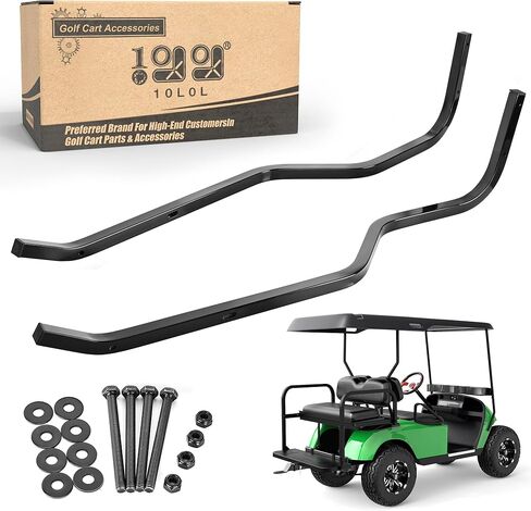 10L0L Huffice Golf Golf Cart Brackets Strut Brackets for Ezgo Txt Long Roof (يناسب طرز أعلى 88 بوصة فقط) ، دعامة خلفية متينة وأداء طويل الأمد in Kuwait