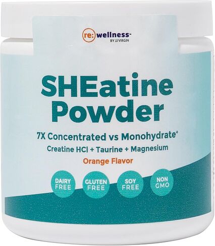 Reignite Wellness من JJ Virgin Clean Creatine Powder - كرياتين أحادي الهيدرات عالي الامتصاص - تمرين، تعافي العضلات، صحة الدماغ، تكوين الجسم ودعم الطاقة - بدون نكهة (90 وجبة) in Saudi Arabia
