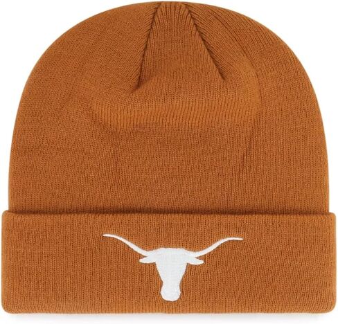 Officially Licensed Texas University Cuff Knit Beanie Hat Classic Edition Team Logo Orange/White Cap in Saudi Arabia