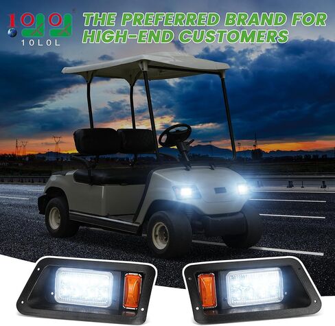 10L0L GOLF CART HEAD LIGHT LIGHT LIGHT TO YAMAHA YAMAHA G14 G16 G19 G22 G22 CART OR ELECTRIC in Kuwait