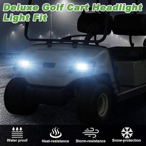 10L0L GOLF CART HEAD LIGHT LIGHT LIGHT TO YAMAHA YAMAHA G14 G16 G19 G22 G22 CART OR ELECTRIC in Kuwait